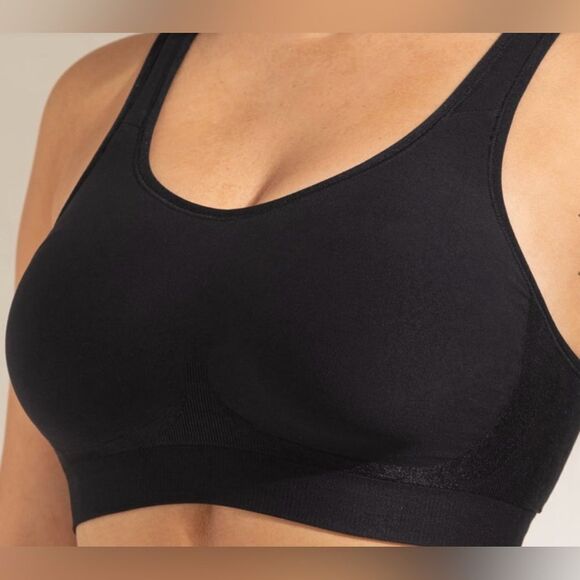 Truekind® Black Daily Comfort Wireless Shaper Bra 3XL - Picture 2 of 10